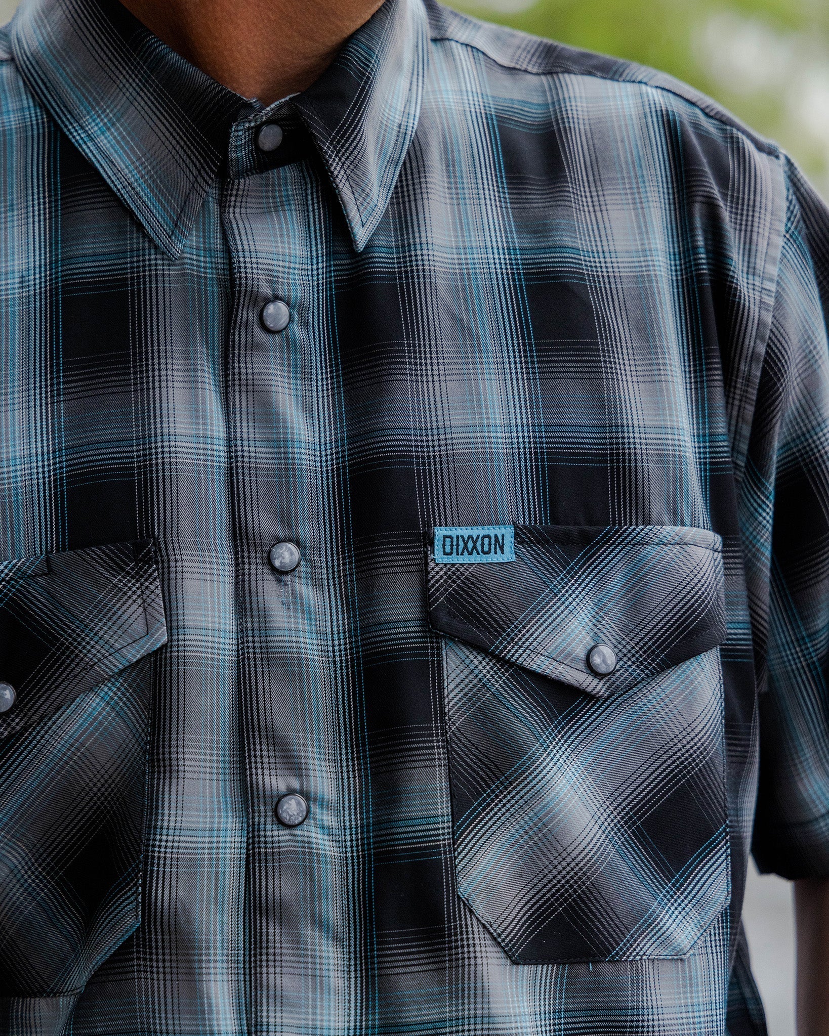 Morning Fog Bamboo Short Sleeve - Dixxon Flannel Co.