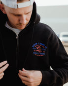 Quality Goods Zip Up Hood - Black - Dixxon Flannel Co.
