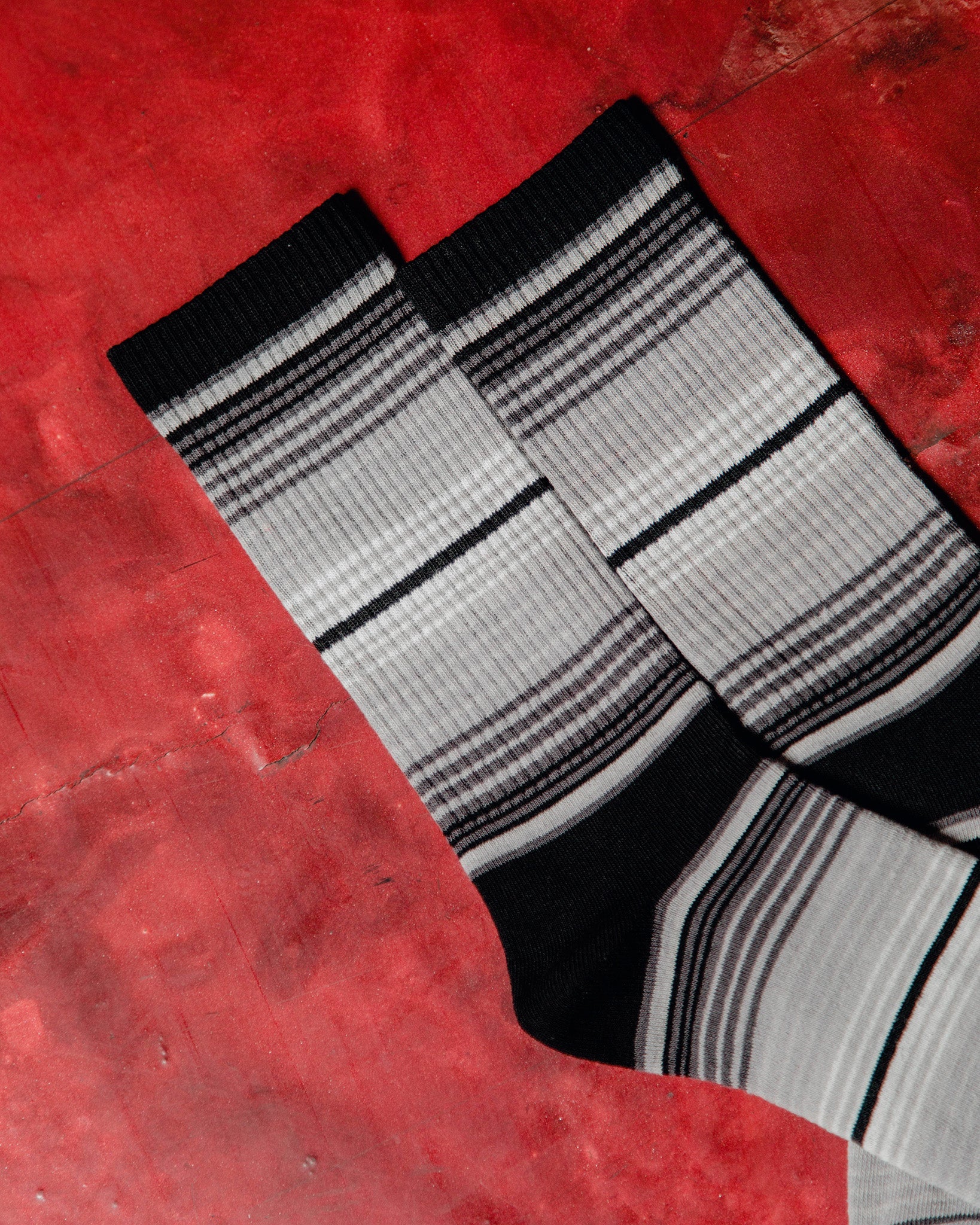 Serape Premium Crew Socks - Black & Grey - Dixxon Flannel Co.