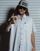 The F Word Short Sleeve - White & Grey - Dixxon Flannel Co.