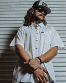 The F Word Short Sleeve - White & Grey - Dixxon Flannel Co.