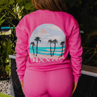 Dixxon Women's Ocean Front Sweatshirt - Pink