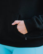 Women's Ocean Front Pullover Hoodie - Black - Dixxon Flannel Co.