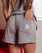 Women's Pyjama Shorts - Heather Grey - Dixxon Flannel Co.