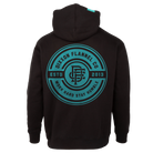 Women's Tiffany Work Hard Badge Zip Up - Black - Dixxon Flannel Co.