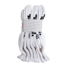 Dixxon 6pk Premium Crew Socks - White