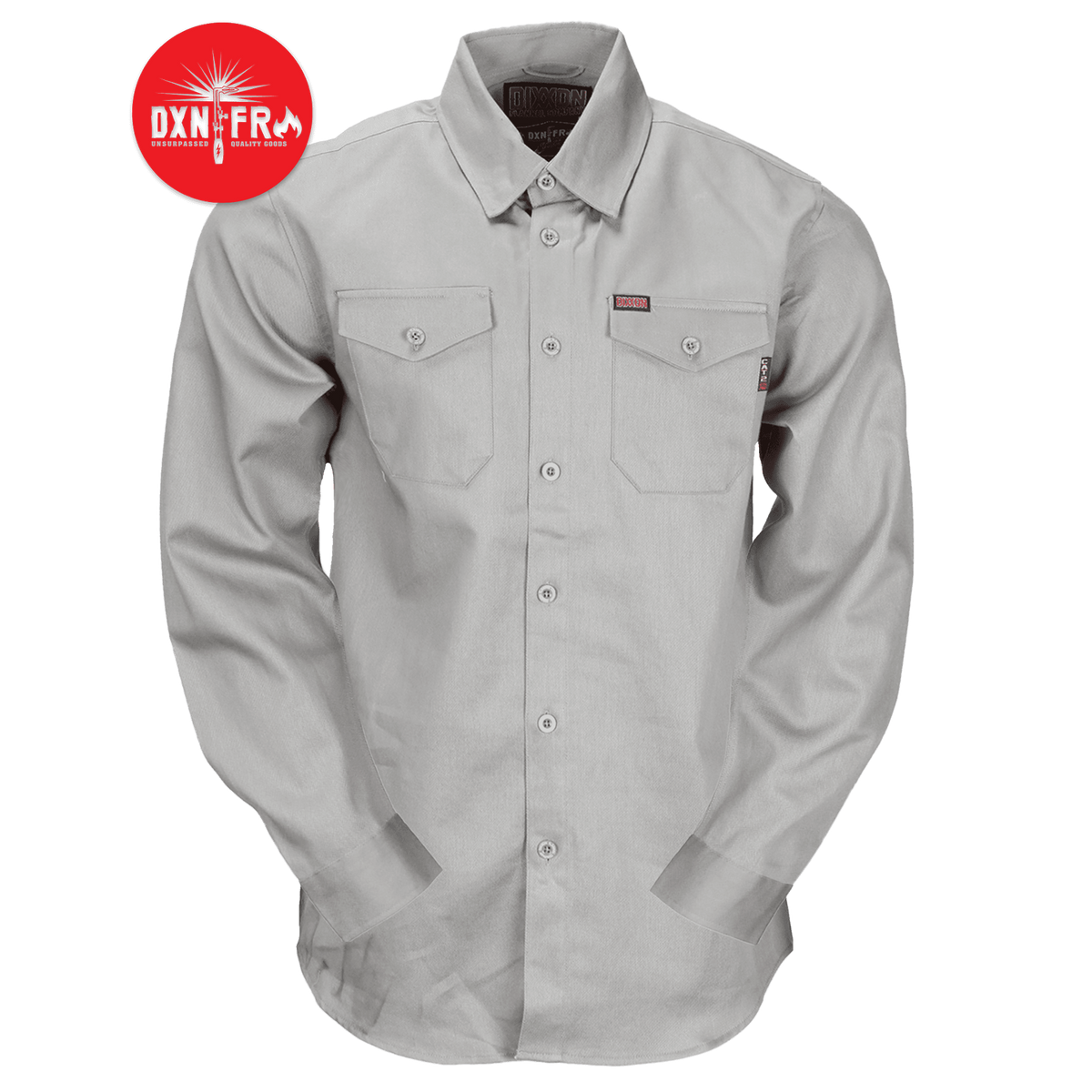 Dixxon WorkForce FR Work Shirt - Grey – DIXXON UK