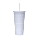 Dixxon Studded Matte Tumbler - White