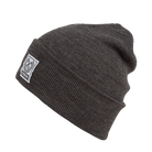 Ribbed Beanie - Dark Heather Gray
