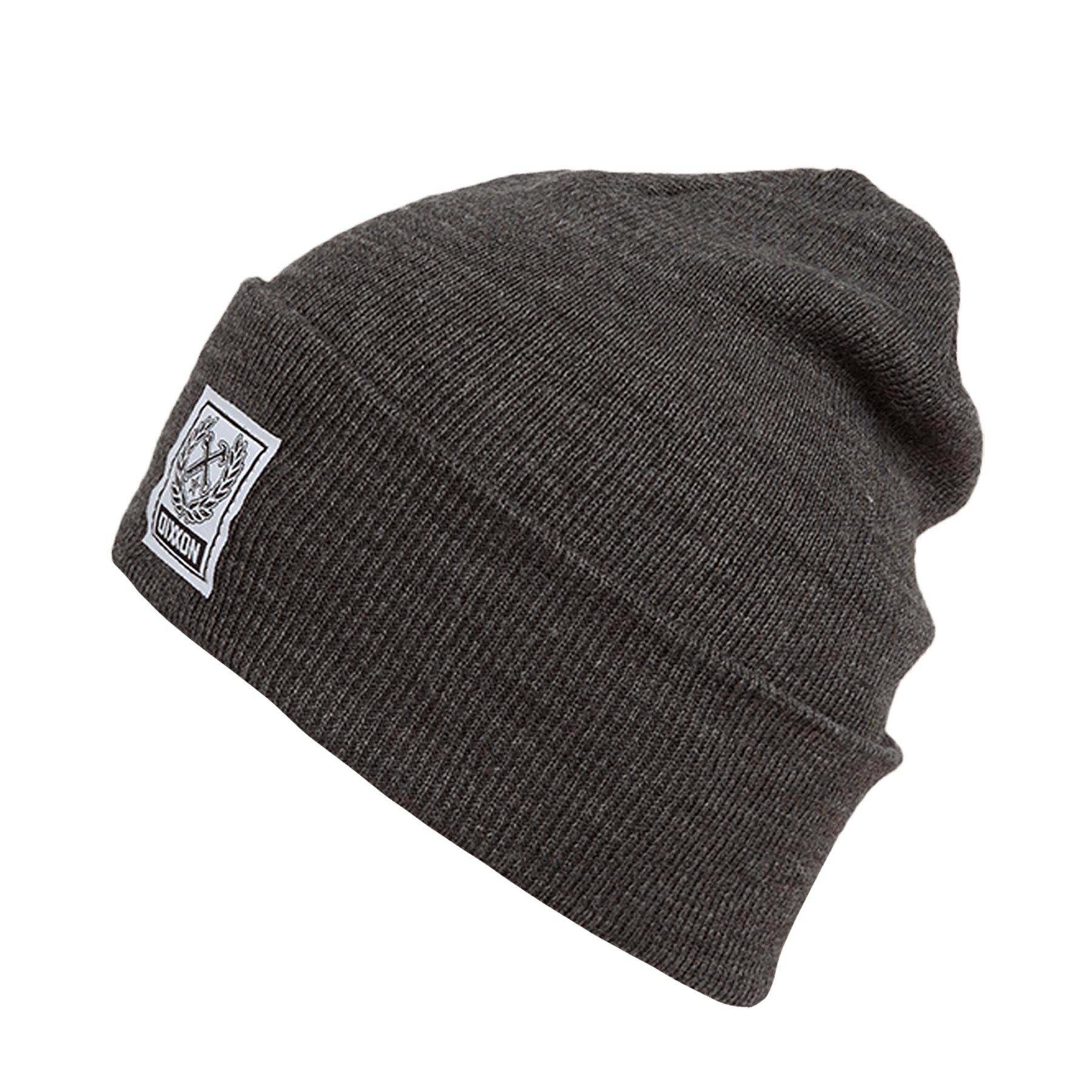 Ribbed Beanie - Dark Heather Gray