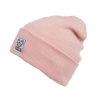 Ribbed Beanie - Heather Pink