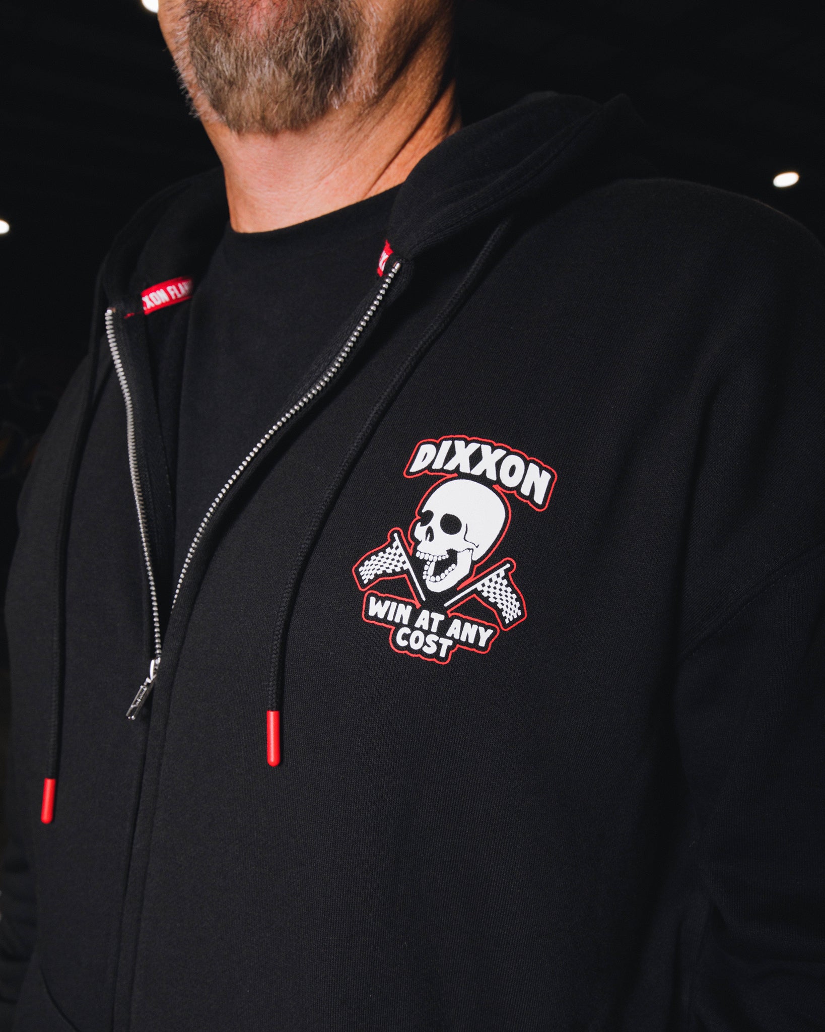 Win At Any Cost Zip Up - Black - Dixxon Flannel Co. 