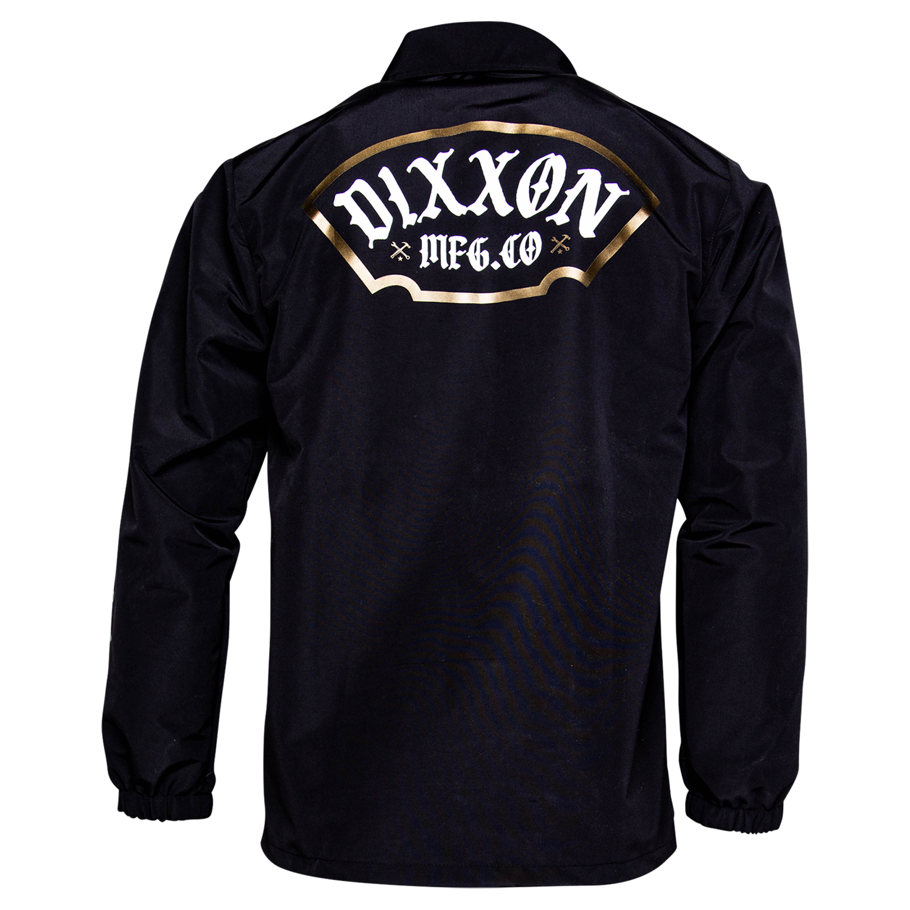 White & Gold Salty Patch Coaches Jacket - Black - Dixxon Flannel Co.