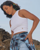 Women's Ribbed Tank - White - One Size - Dixxon Flannel Co.