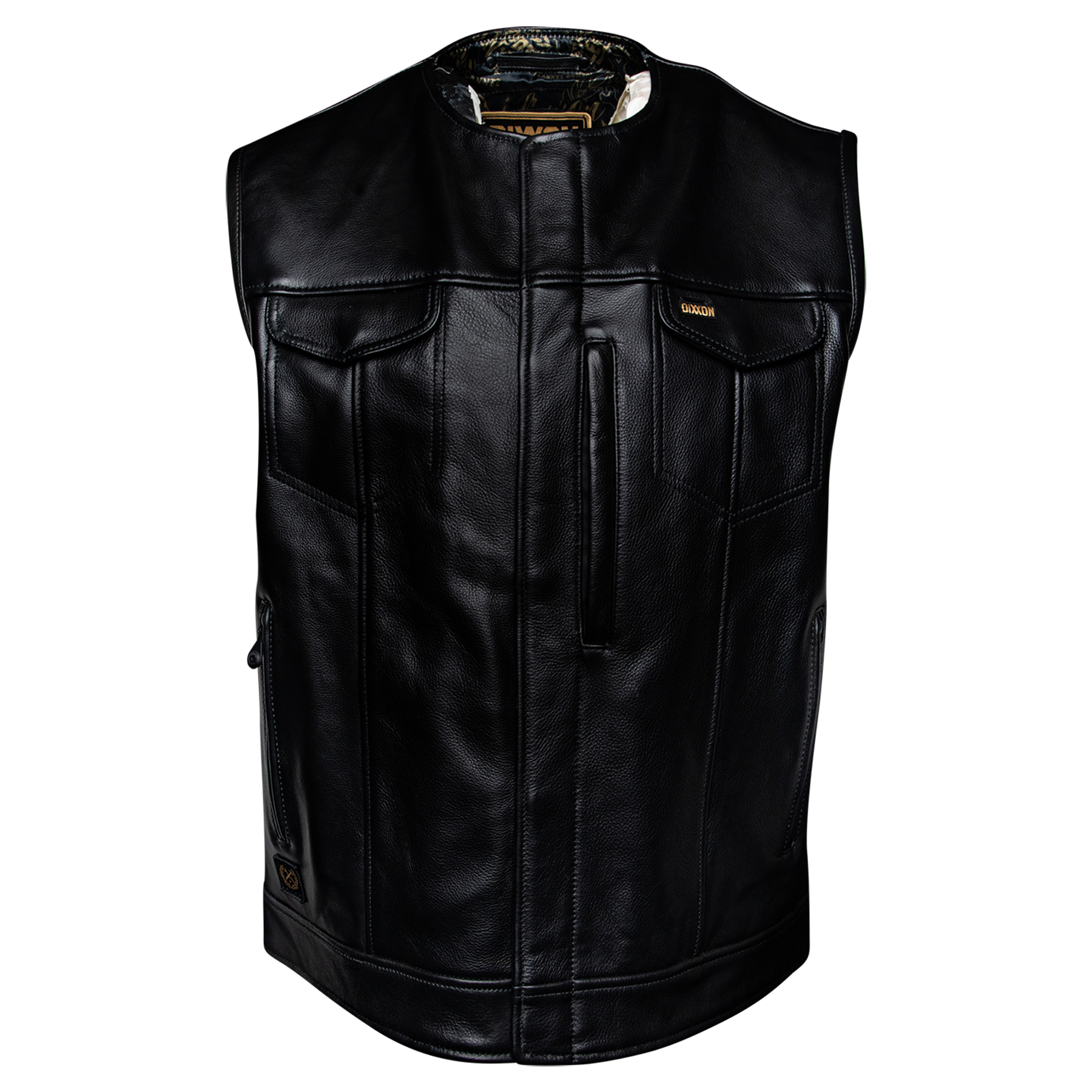 Walker Leather Vest Black Dixxon Flannel – DIXXON UK
