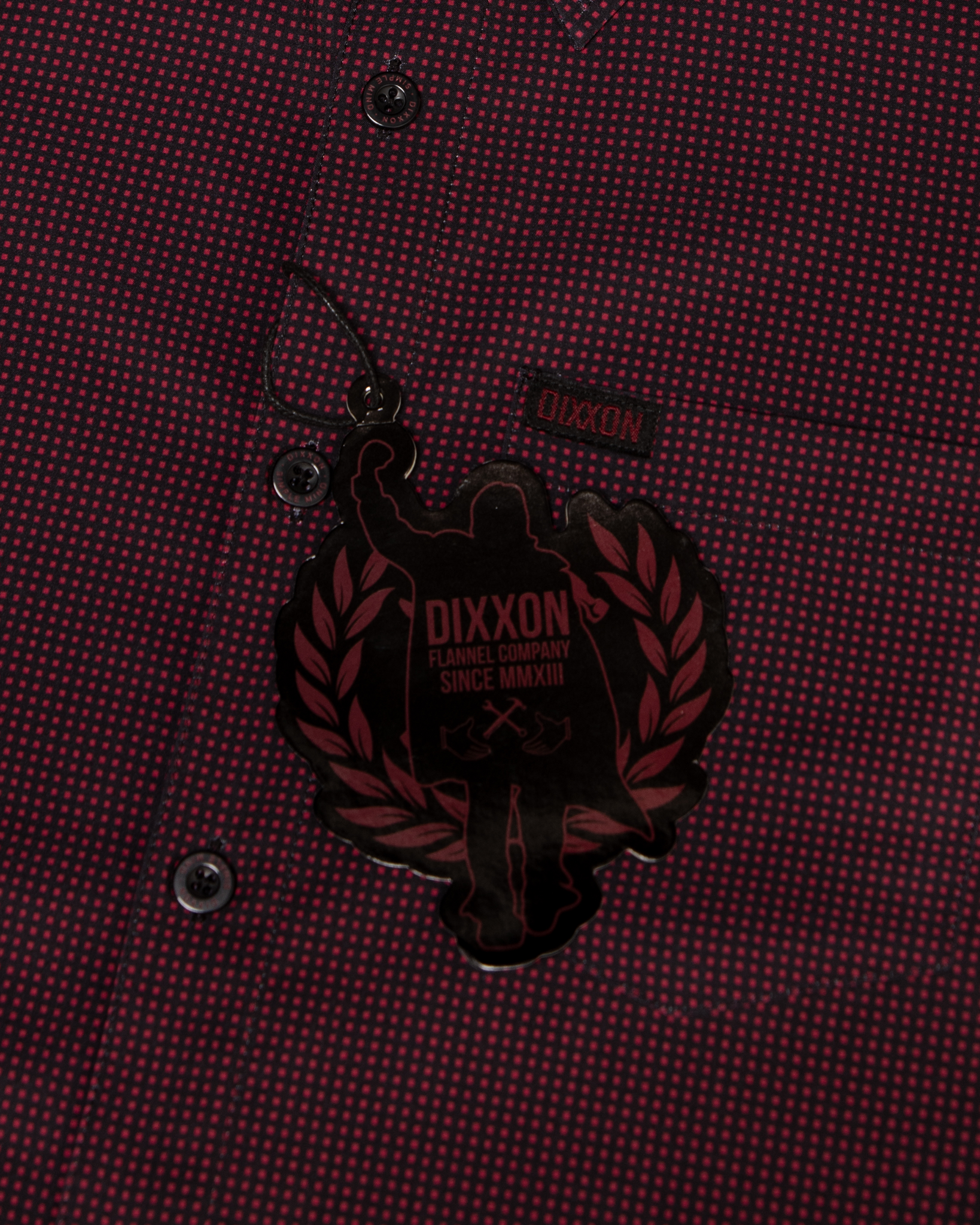 Simple Mind Party Shirt - Black & Red - Dixxon Flannel Co.