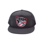 Strike First Flat Bill Trucker Snapback - Charcoal | Dixxon Flannel Co.