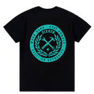 Branded T-Shirt - Black & Tiffany - Dixxon Flannel Co.