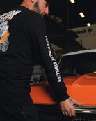 Men's Hot Roddin' Long Sleeve T-Shirt - Black | Dixxon Flannel Co.