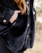 Women's Long Shacket - Black - Dixxon Flannel Co.