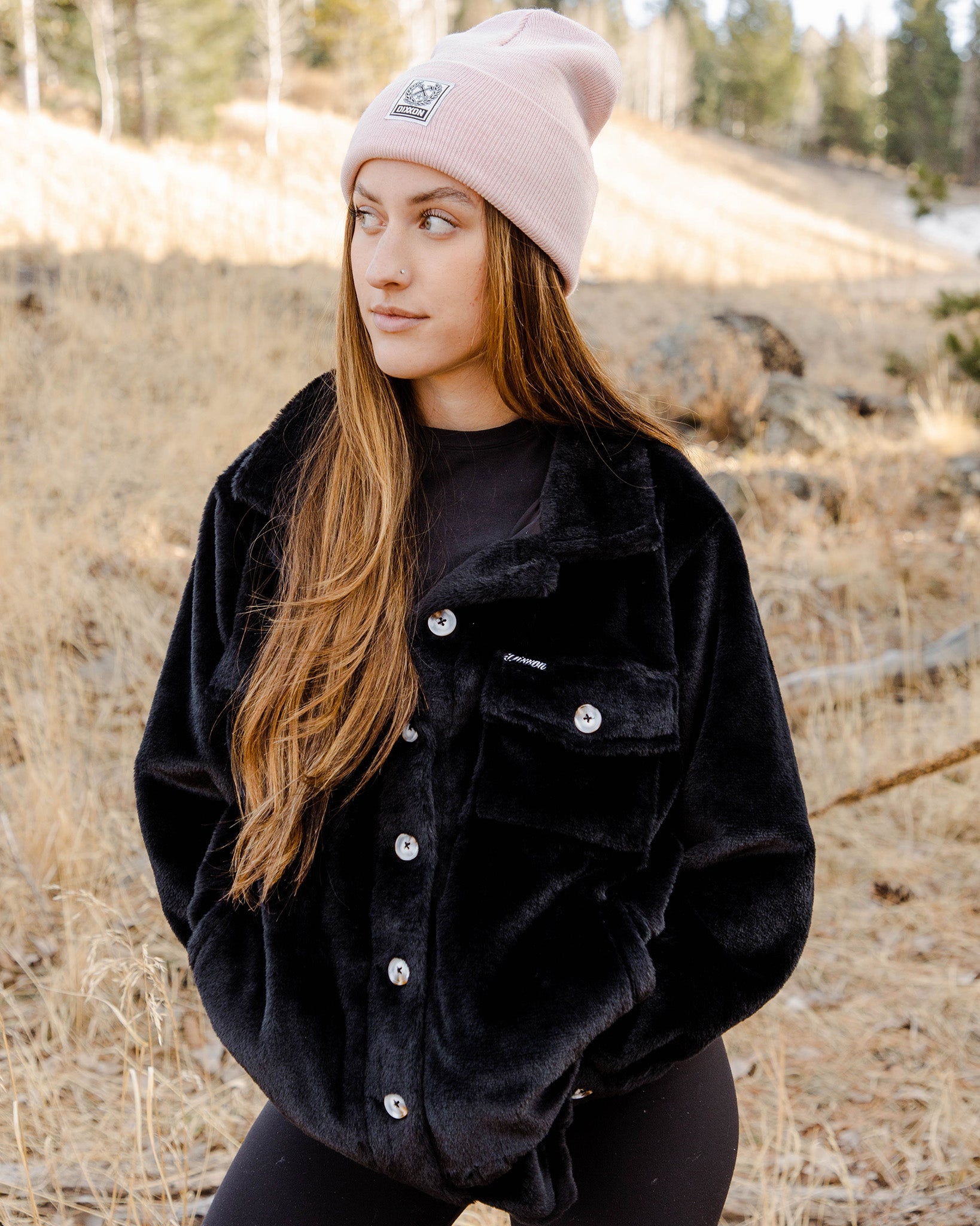 Women's Long Shacket - Black - Dixxon Flannel Co.