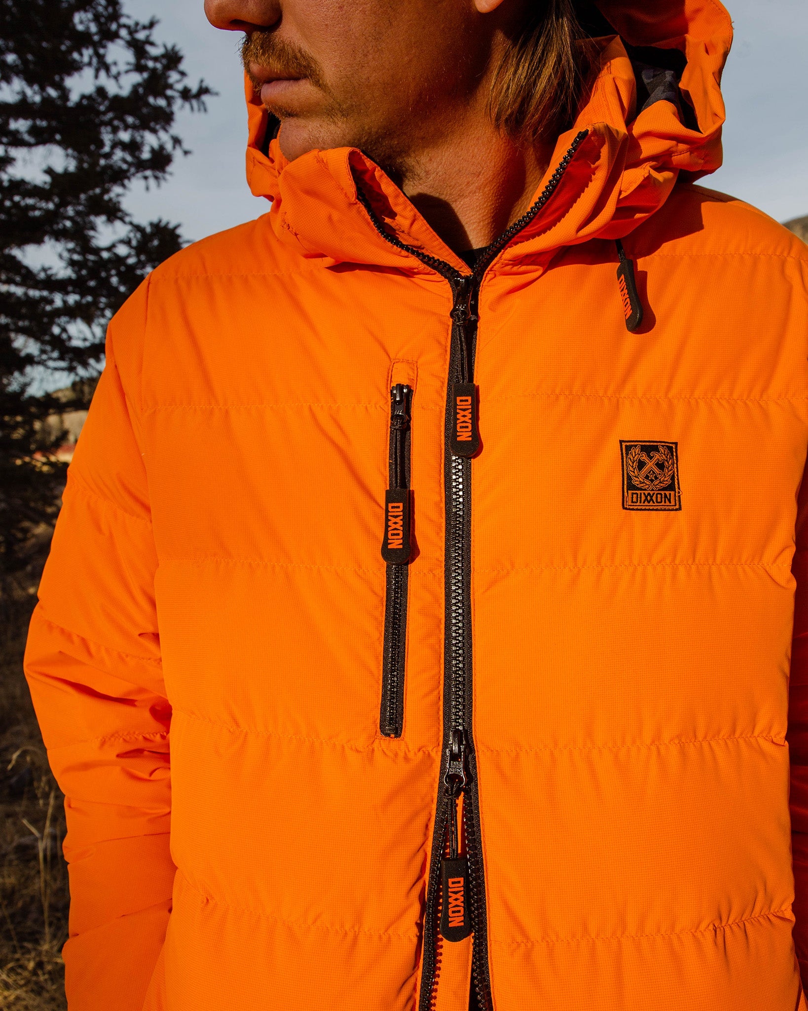 The Ridge Down Jacket - Orange | Dixxon Flannel Co. – DIXXON UK
