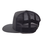 Sink or Swim Flat Bill Trucker Snapback - Charcoal - Dixxon Flannel Co.