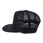 Sink or Swim Flat Bill Trucker Snapback - Black - Dixxon Flannel Co.