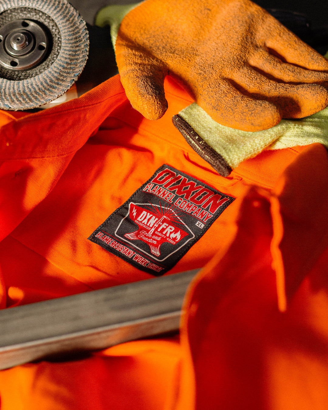 WorkForce FR Work Shirt - Orange | Dixxon Flannel Co. – DIXXON UK