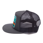 70s Steeze Trucker Snapback - Charcoal | Dixxon Flannel Co.