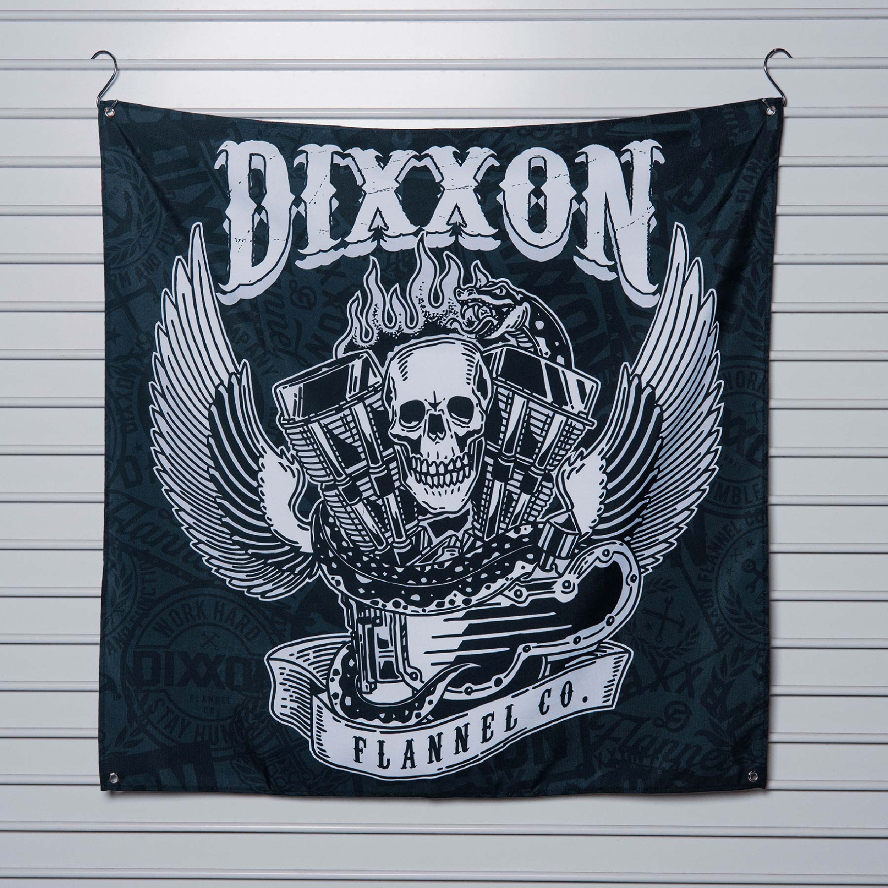 74 Garage Banner - 36" x 36" - Dixxon Flannel Co.