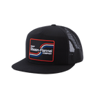 DXF Flat Bill Trucker Snapback - Black | Dixxon Flannel Co.