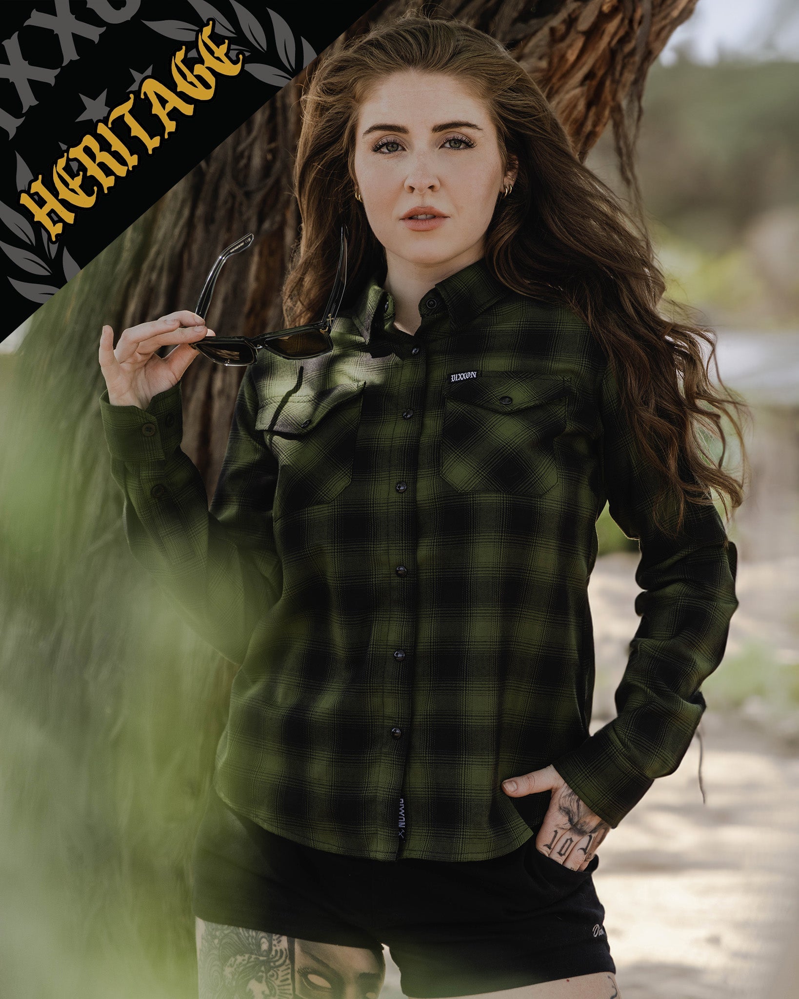 Women's Lone Wolf Heritage Flannel - Dixxon Flannel Co.