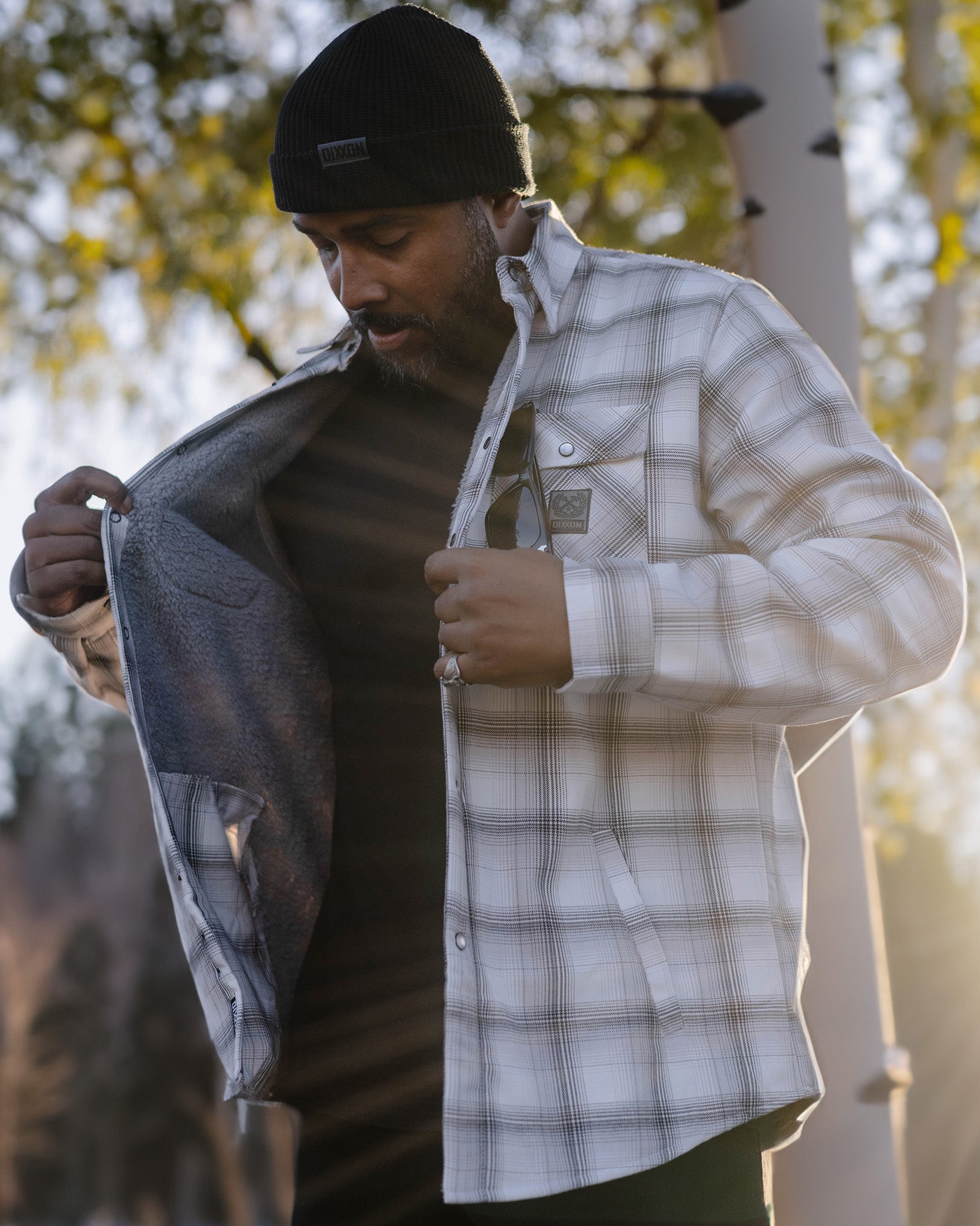 Winter Flannel Style Men Men's Aspen Sherpa Lined Flannel Jacket