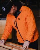 Men's Nomad Puffer Jacket - Orange - Dixxon Flannel Co.