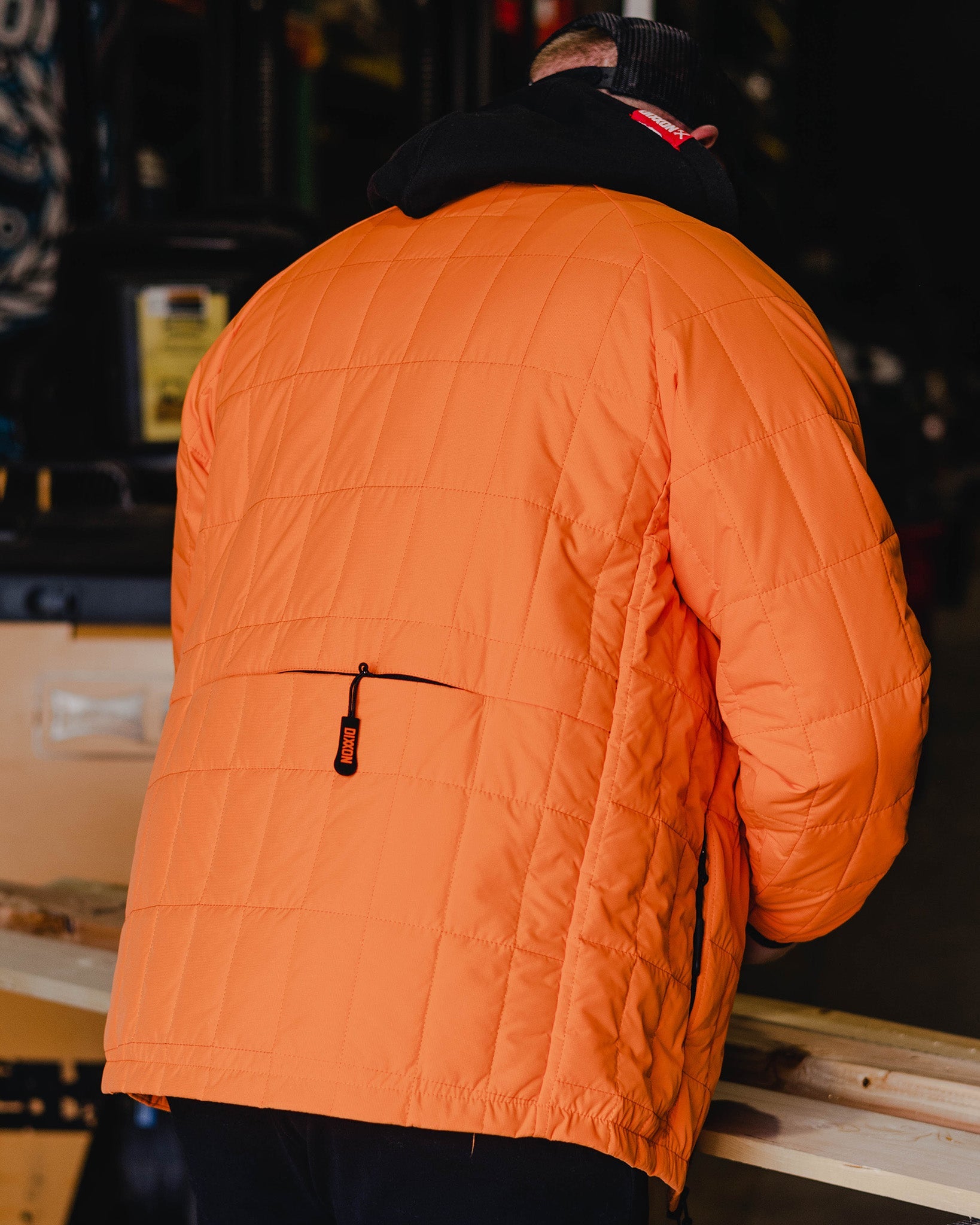 Men's Nomad Puffer Jacket - Orange - Dixxon Flannel Co.