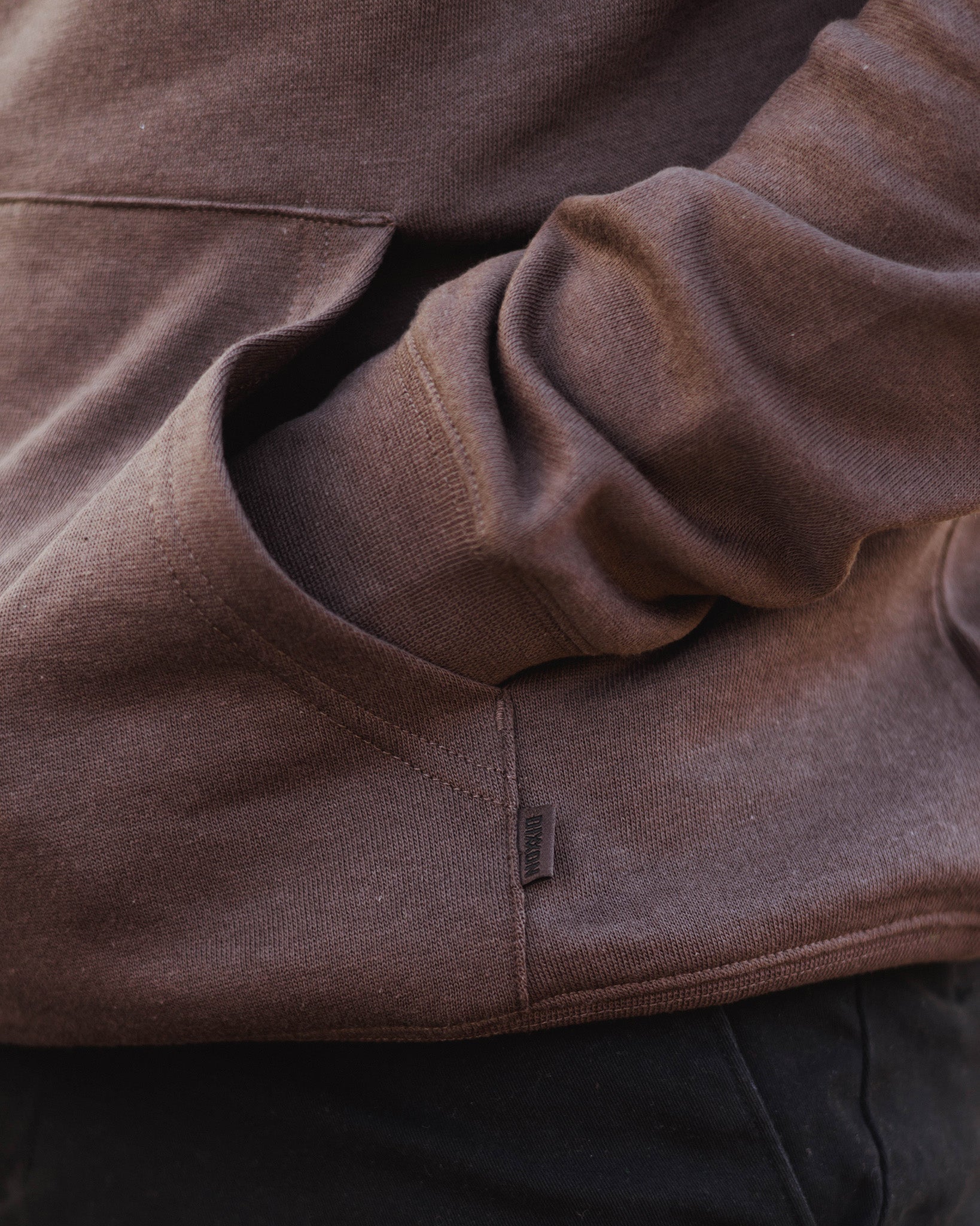 Black Crest Lightweight Pullover Hoodie - Brown - Dixxon Flannel Co. 