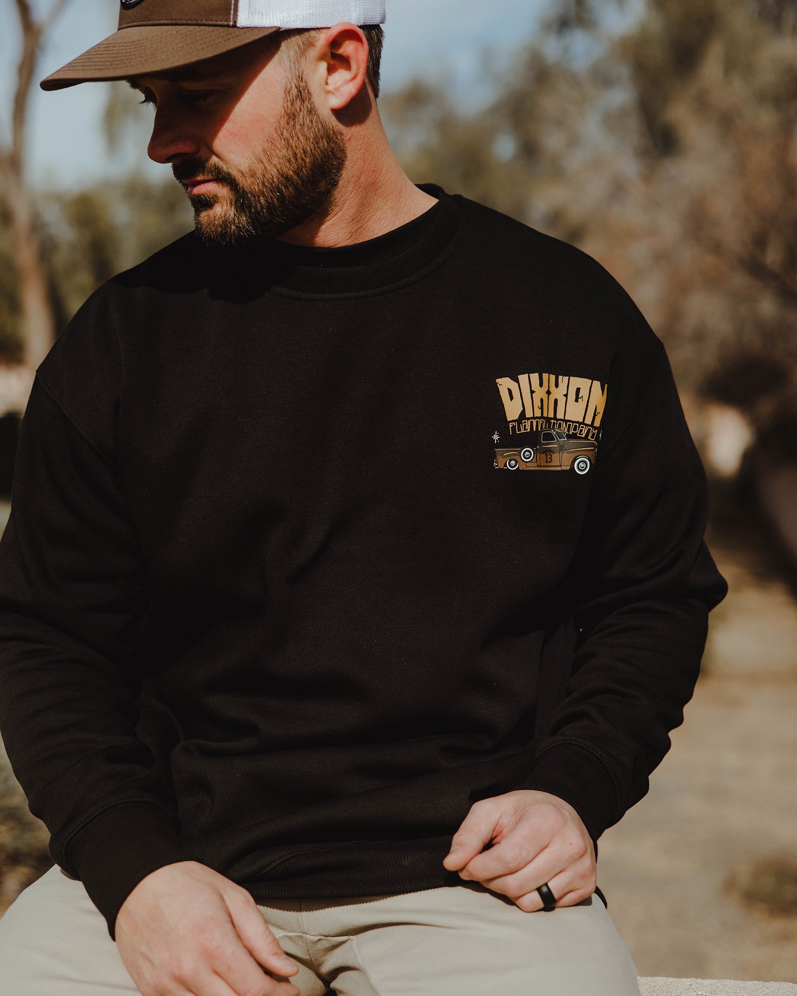 Men's Blessed Are The Working Class Crewneck - Black - Dixxon Flannel Co.