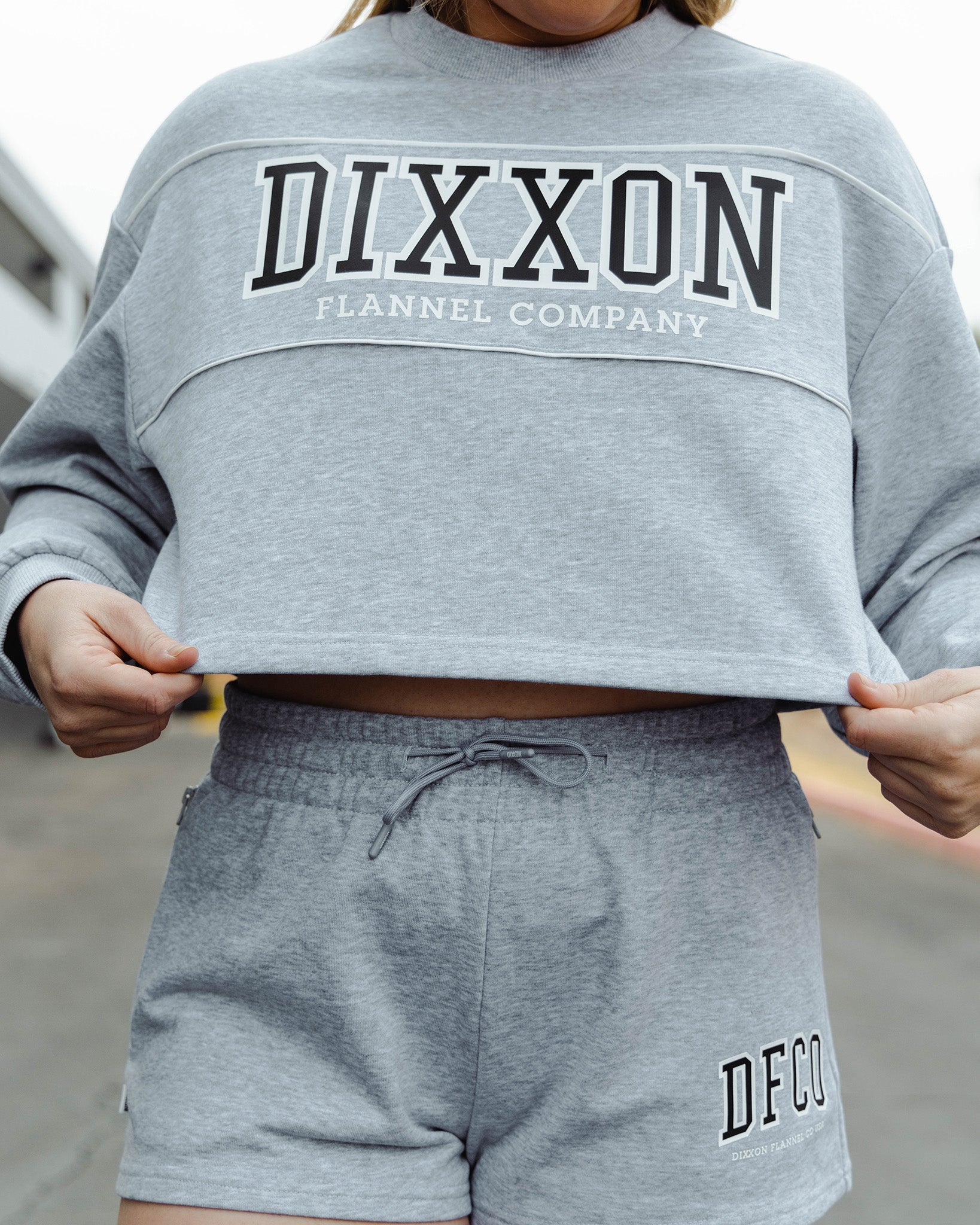 Women's DFCO Sweat Shorts - Heather Grey - Dixxon Flannel Co.