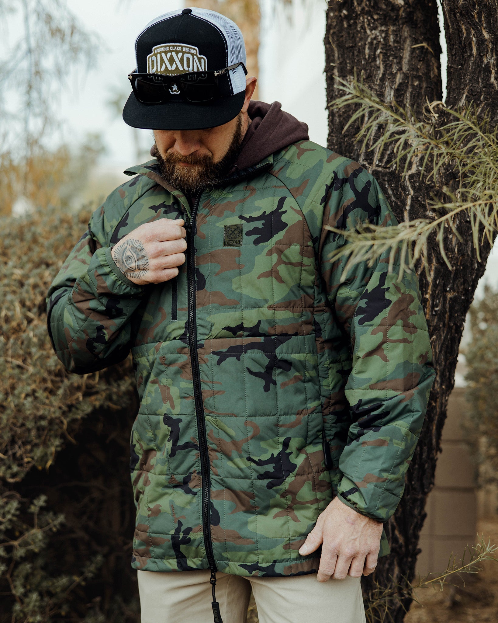 Nomad Puffer Jacket - Camo | Dixxon Flannel Co. – DIXXON UK