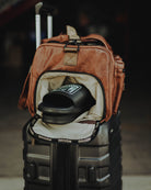 Duffle Bag - Brown Distressed Leather - Dixxon Flannel Co.