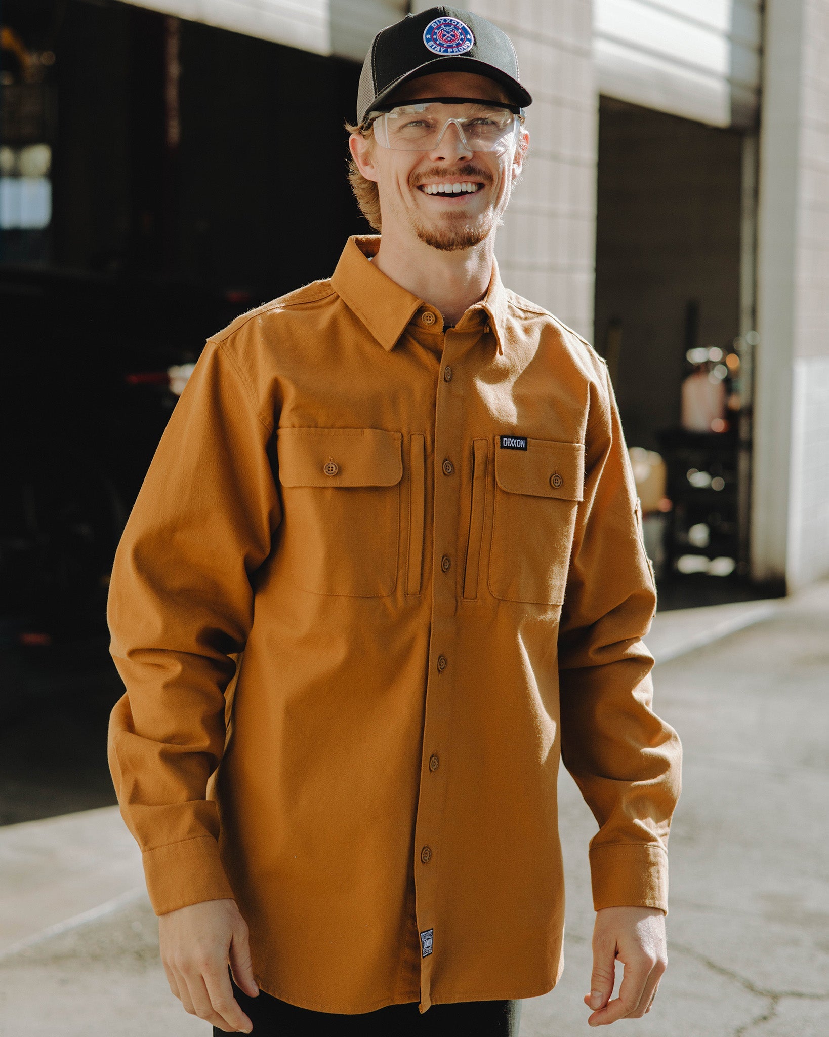 Work Shirt Long Sleeve - Camel | Dixxon Flannel Co. – DIXXON UK