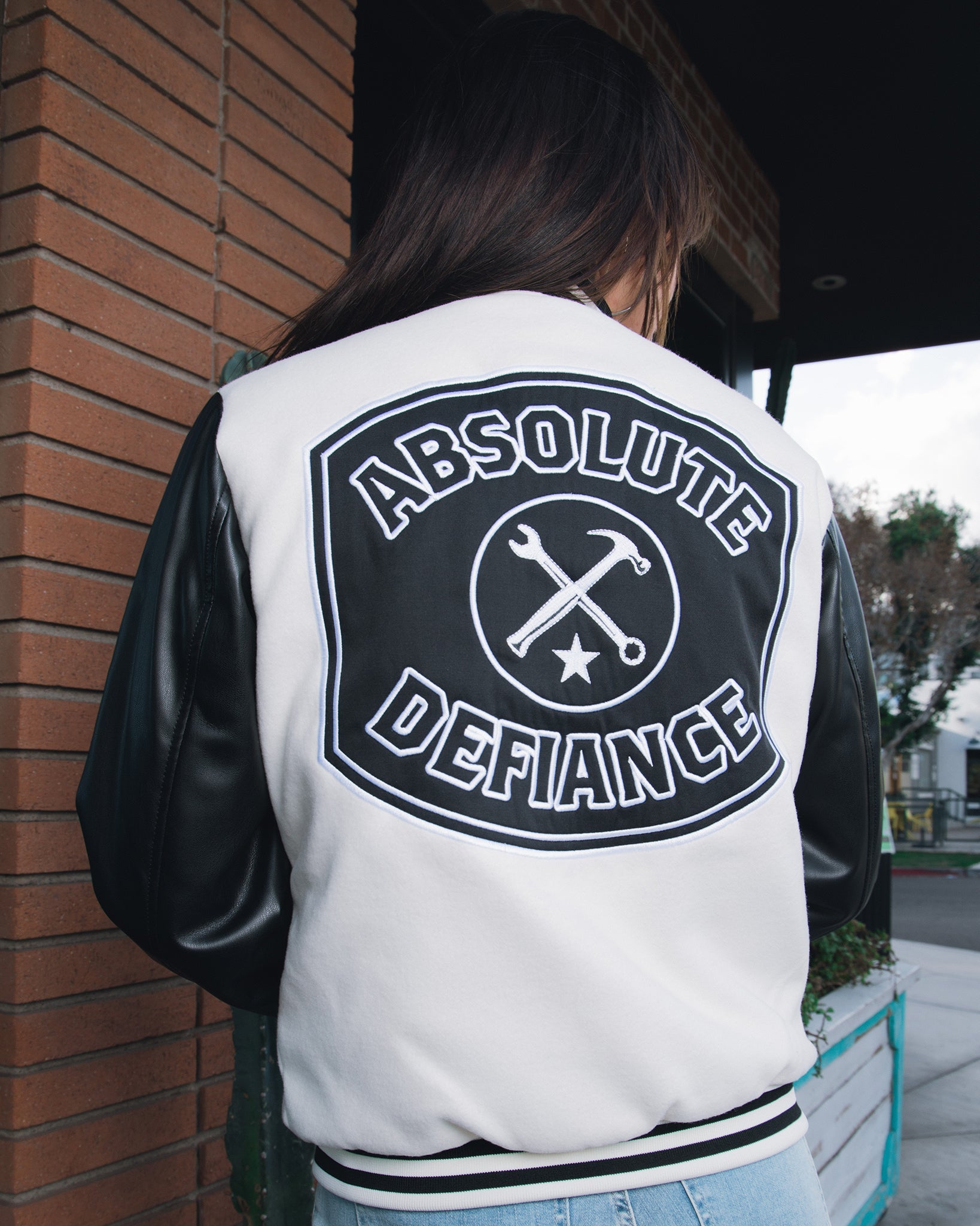 Women's Absolute Defiance Varsity Jacket - Dixxon Flannel Co.
