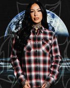 Women's In Flames Lunar Strain Flannel - Dixxon Flannel Co.
