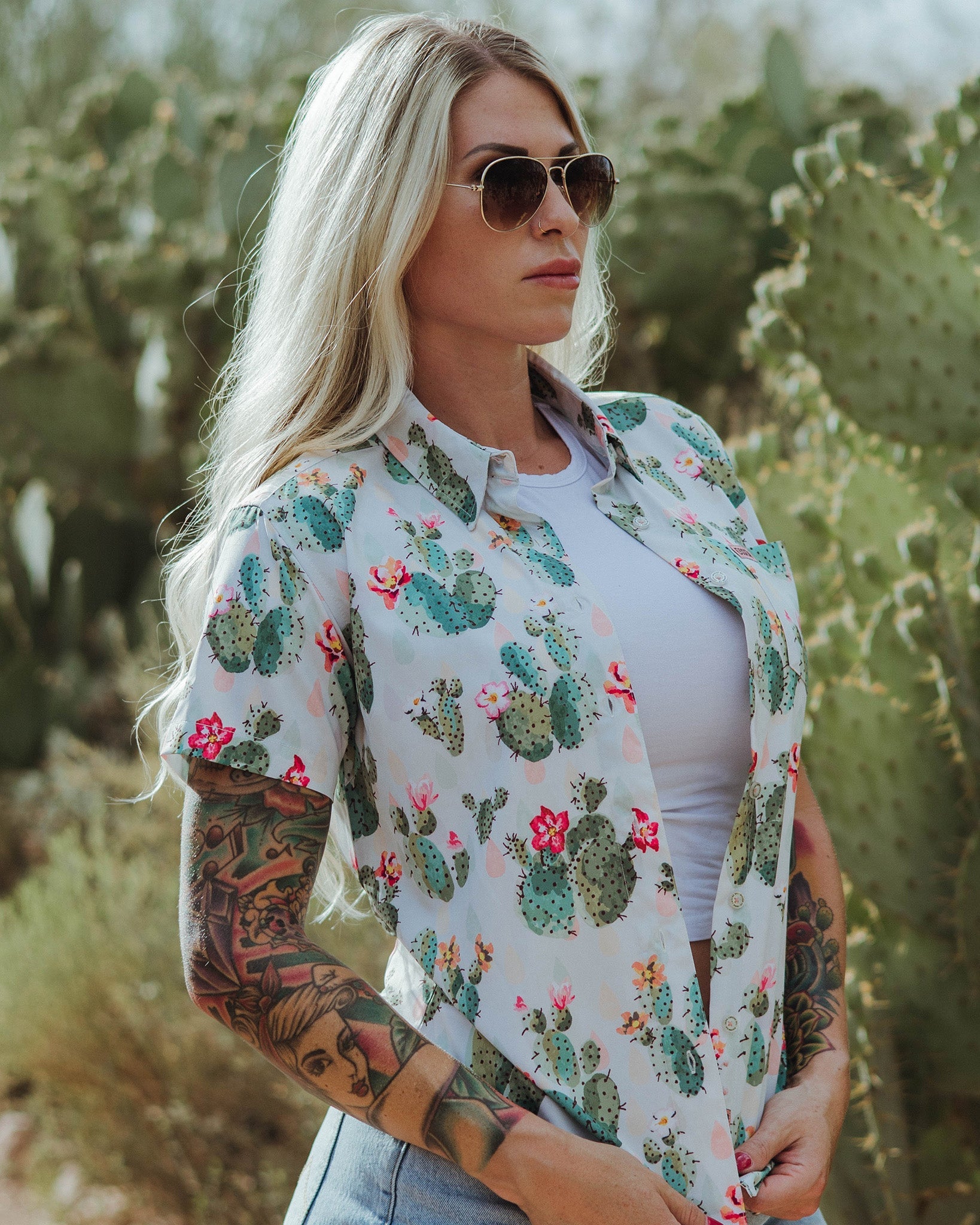 Women's Desert Rose Short Sleeve - Dixxon Flannel Co. 