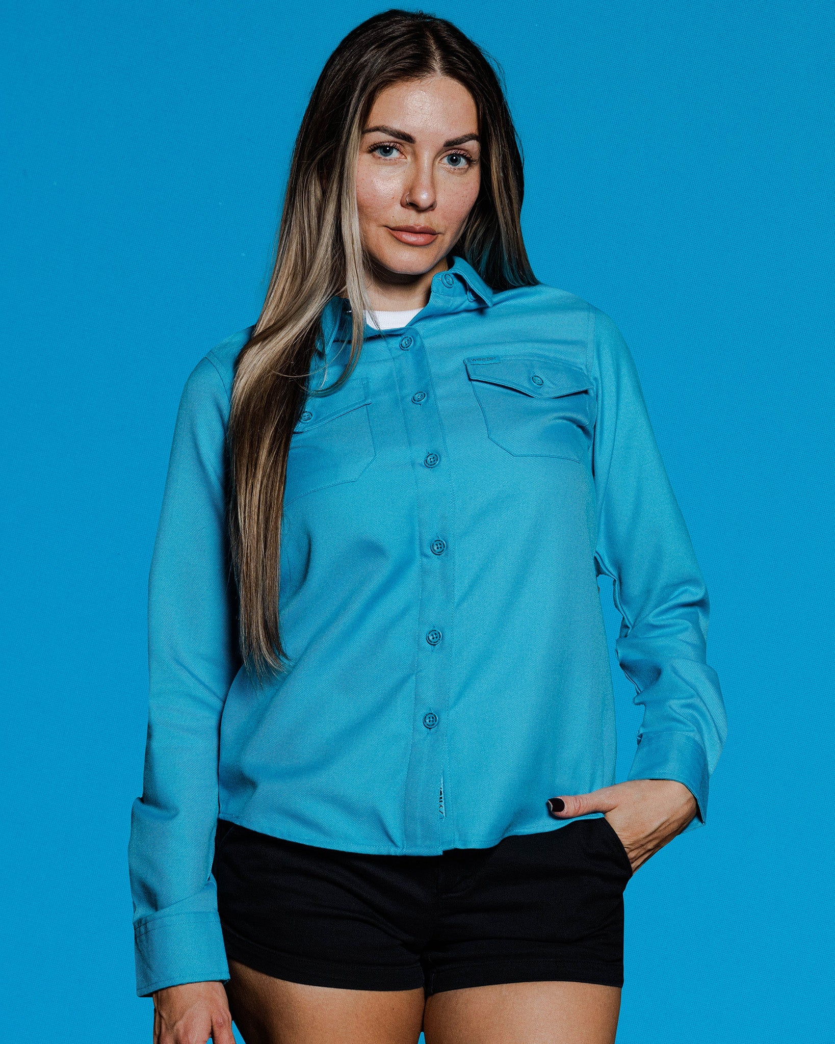 Women's Weezer Blue Album Flannel - Dixxon Flannel Co.