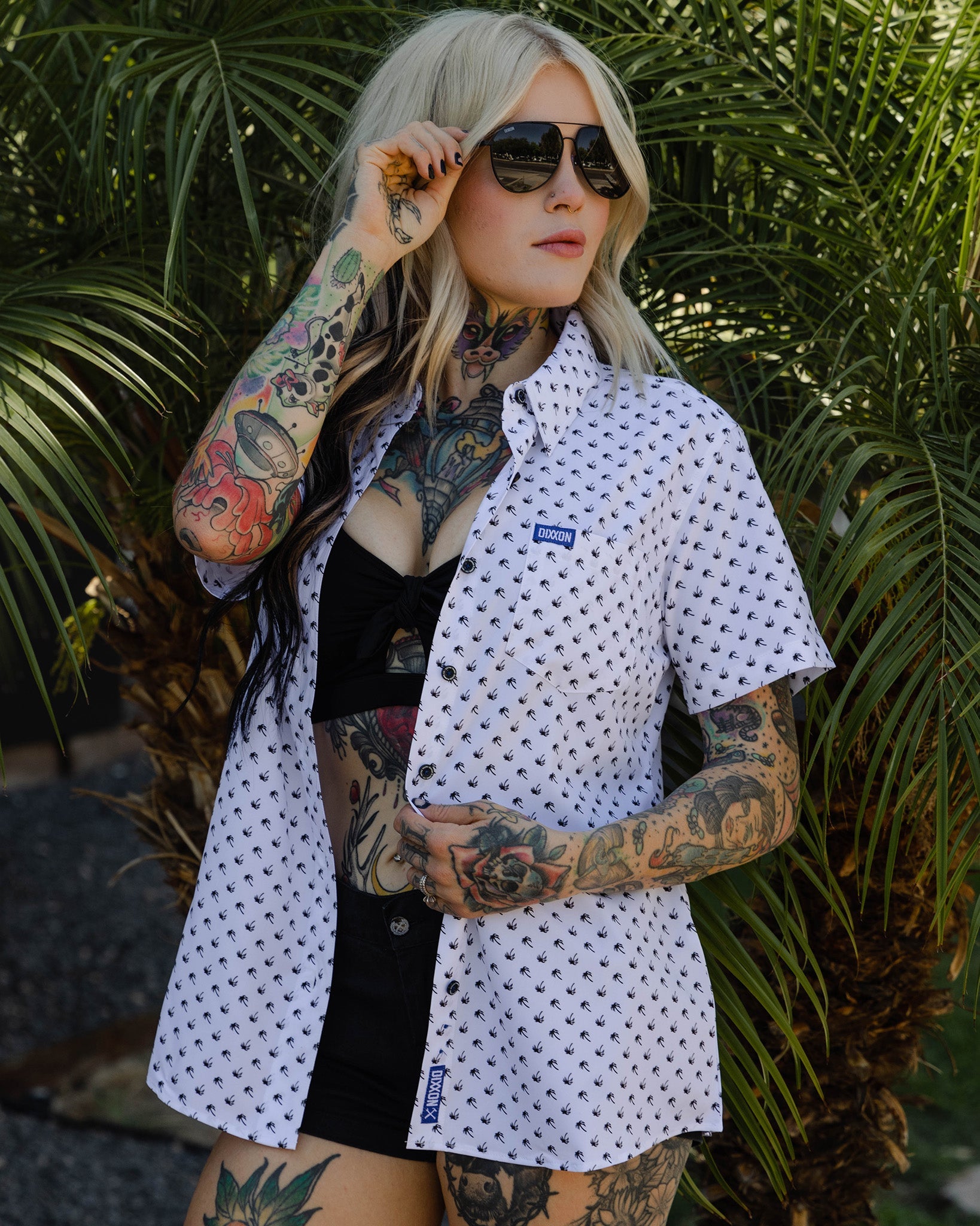 Women's Royal Palms Party Shirt - Dixxon Flannel Co.