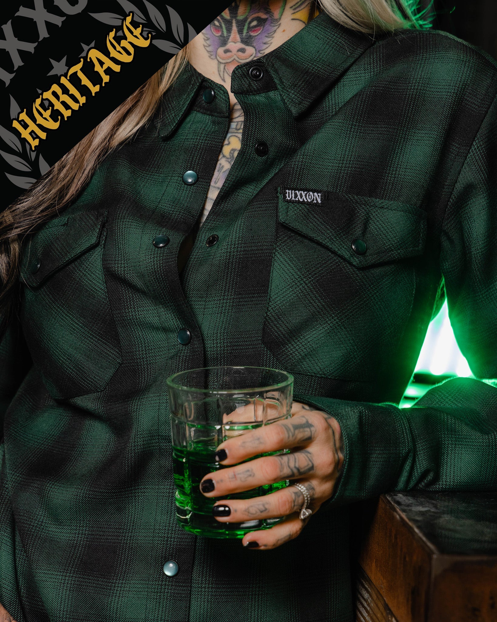 Women's Absinthe Heritage Flannel - Dixxon Flannel Co.