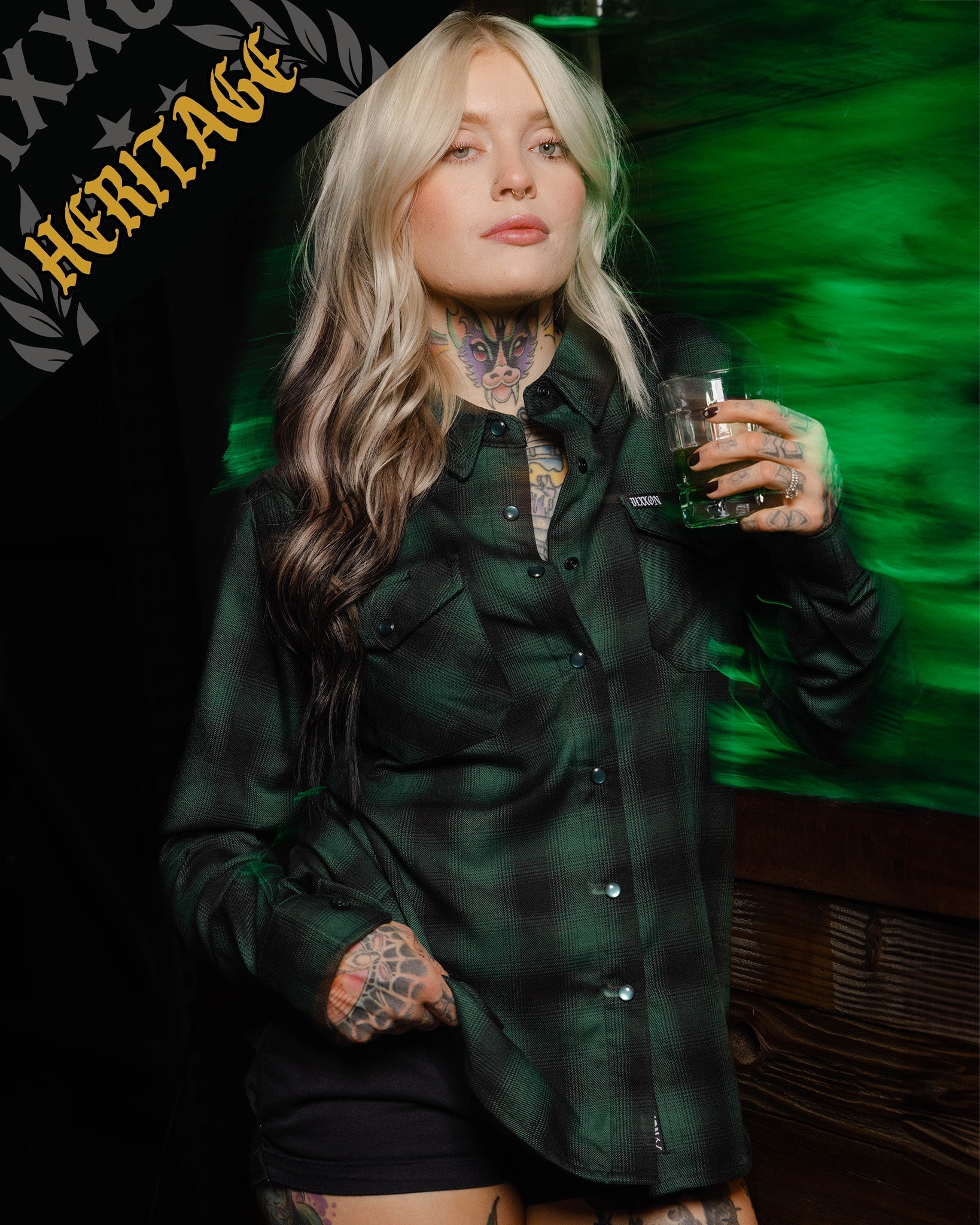 Women's Absinthe Heritage Flannel - Dixxon Flannel Co.