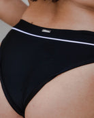 Women's Black & White Coastline Bikini Bottom - Dixxon Flannel Co.